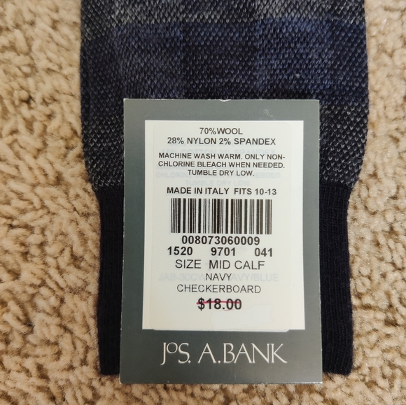 NEW Jos.A. Bank Wool Socks - Picture 3 of 3